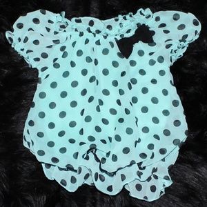 SUPER CUTE POLKA DOT BLOUSE